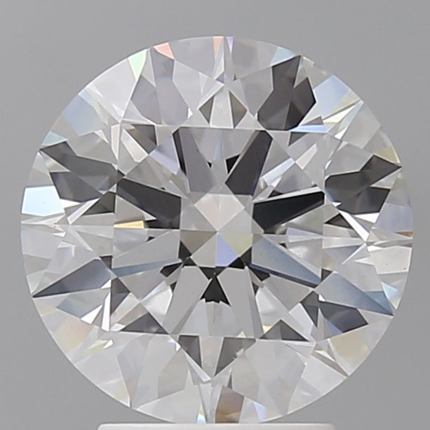 3.58 Carat Round Shaped, Ideal Cut, E Color, VVS2 Clarity, IGI Certified Lab Grown Diamond