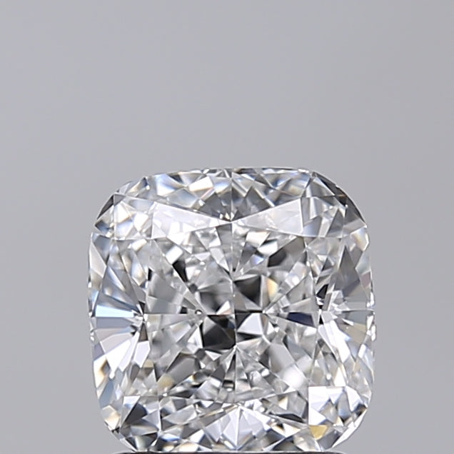1.52 Carat Cushion Shaped, Excellent Cut, D Color, VVS2 Clarity, IGI Certified Lab Grown Diamond