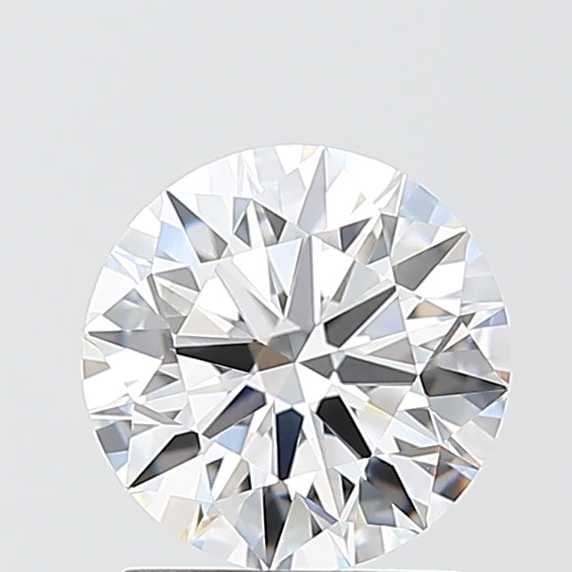 1.52 Carat Round Shaped, Ideal Cut, D Color, VVS2 Clarity, IGI Certified Lab Grown Diamond