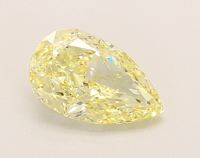 1.54 Carat Pear Shaped, Ideal Cut, VVS2 Clarity, IGI Certified Lab Grown Diamond