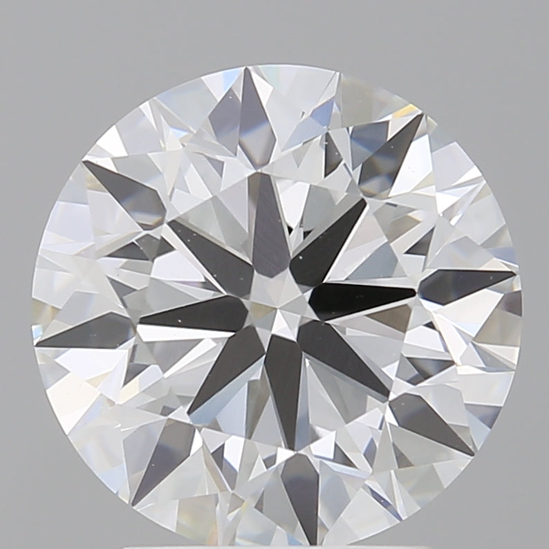 3.00 Carat Round Shaped, Excellent Cut, E Color, VVS2 Clarity, IGI Certified Lab Grown Diamond