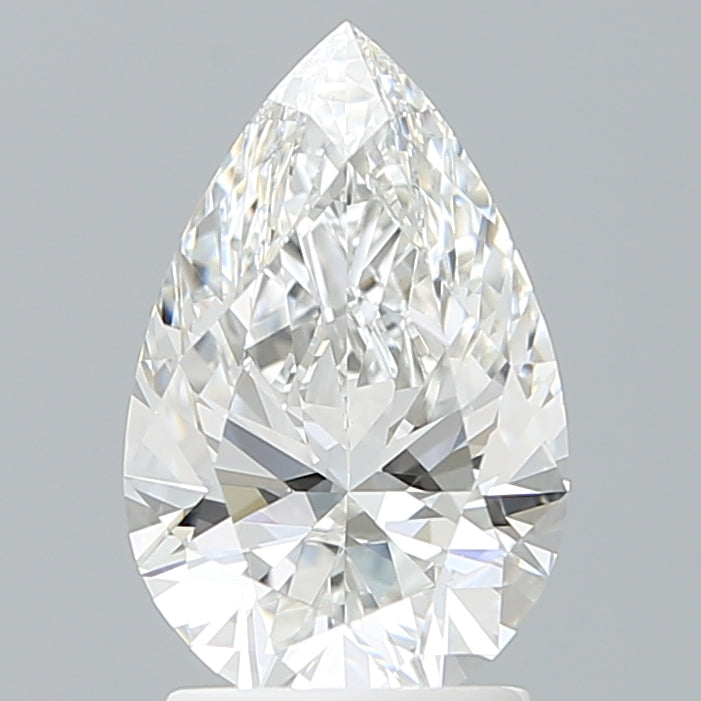 2.08 Carat Pear Shaped, Ideal Cut, E Color, VVS2 Clarity, IGI Certified Lab Grown Diamond