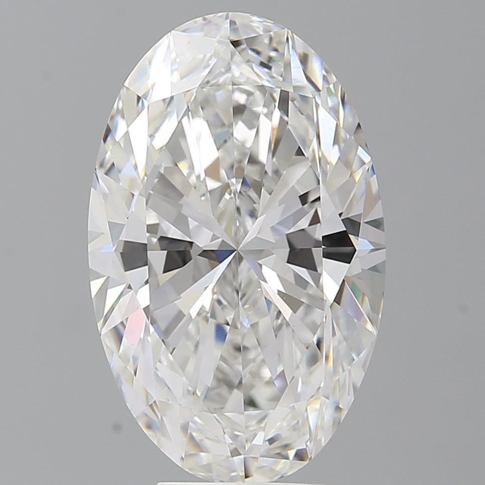 7.02 Carat Oval Shaped, Ideal Cut, E Color, VVS2 Clarity, IGI Certified Lab Grown Diamond