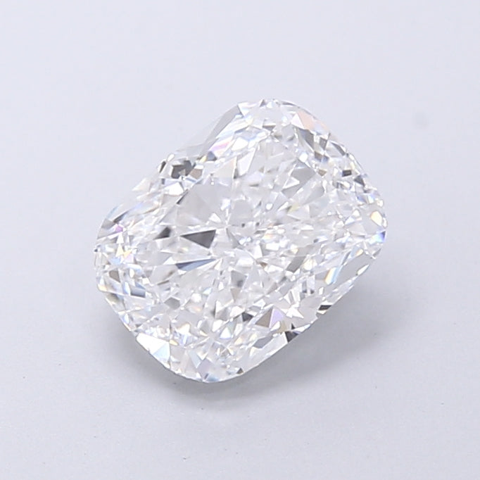 1.56 Carat Cushion Shaped, Very Good Cut, D Color, VVS2 Clarity, IGI Certified Lab Grown Diamond