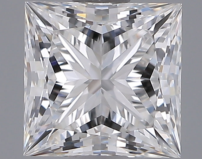 1.01 Carat Princess Shaped, Ideal Cut, E Color, VVS1 Clarity, IGI Certified Lab Grown Diamond