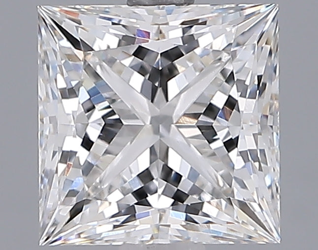 2.04 Carat Princess Shaped, Ideal Cut, E Color, VVS1 Clarity, IGI Certified Lab Grown Diamond
