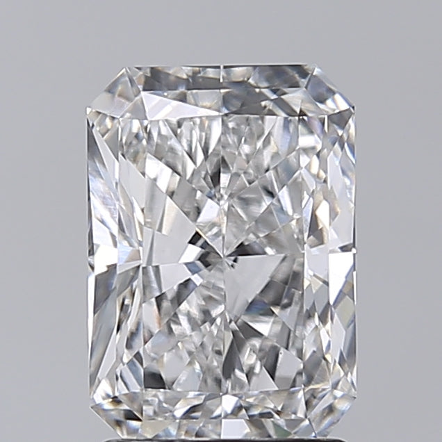 2.00 Carat Radiant Shaped, Very Good Cut, E Color, VS1 Clarity, IGI Certified Lab Grown Diamond