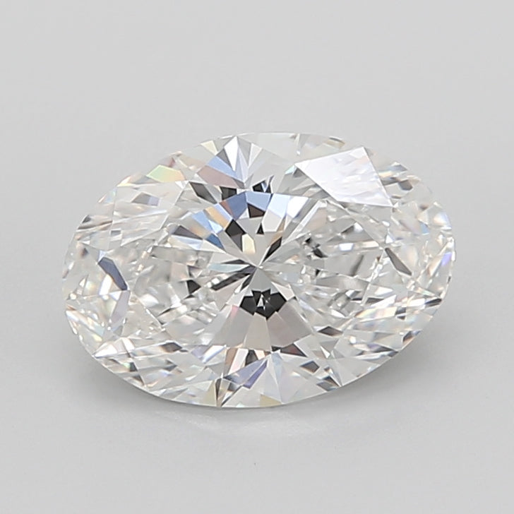 4.06 Carat Oval Shaped, Ideal Cut, E Color, VVS2 Clarity, IGI Certified Lab Grown Diamond