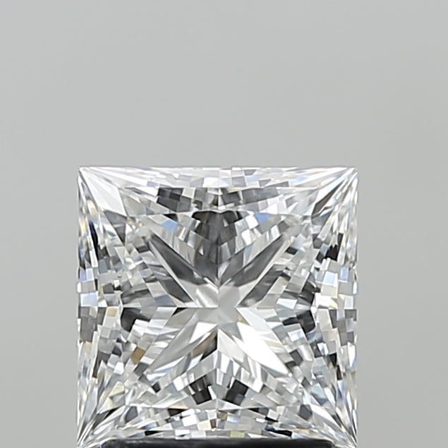 2.01 Carat Princess Shaped, Ideal Cut, E Color, VVS2 Clarity, IGI Certified Lab Grown Diamond