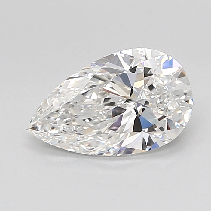 1.55 Carat Pear Shaped, Ideal Cut, E Color, VVS2 Clarity, IGI Certified Lab Grown Diamond