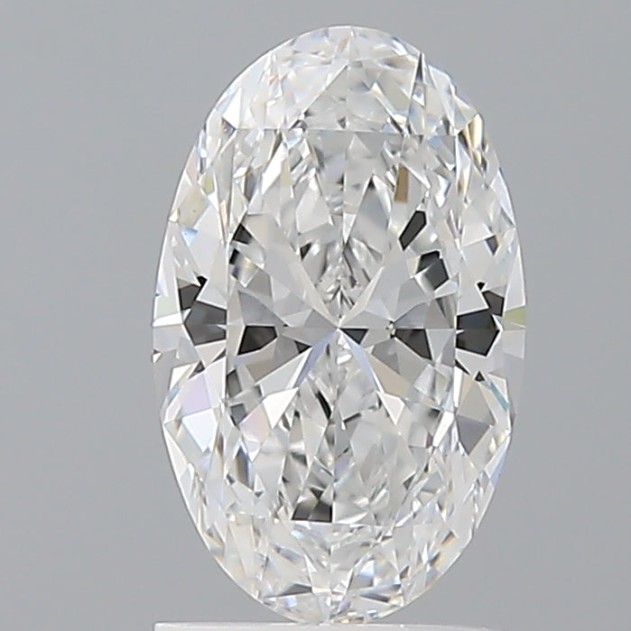 1.59 Carat Oval Shaped, Ideal Cut, D Color, VVS2 Clarity, IGI Certified Lab Grown Diamond