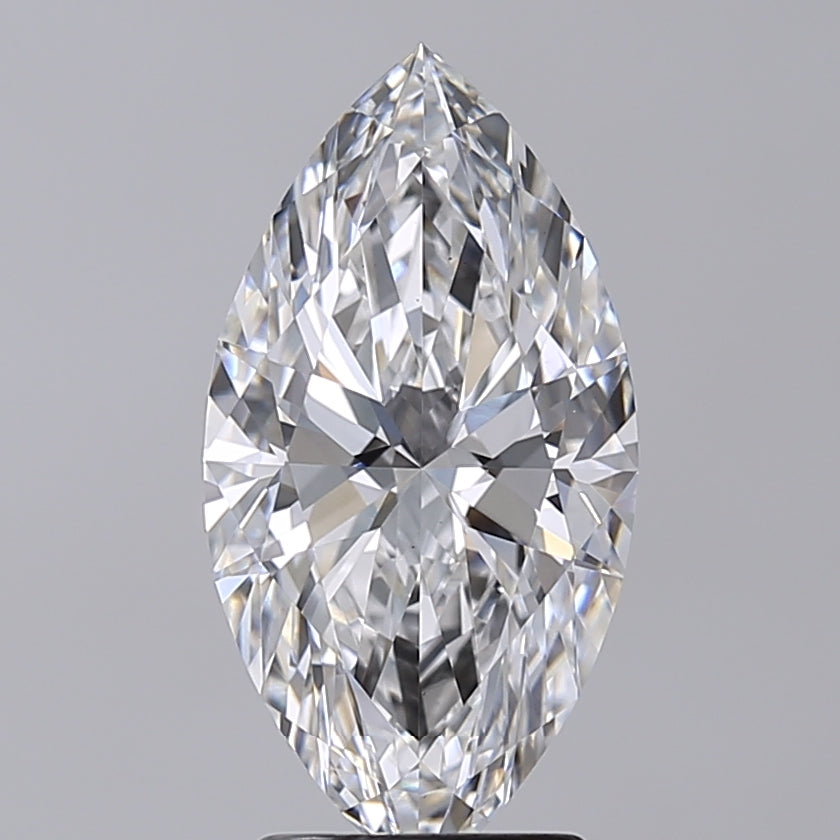 3.02 Carat Marquise Shaped, Excellent Cut, E Color, VS1 Clarity, IGI Certified Lab Grown Diamond