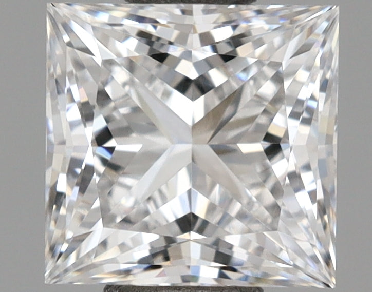 1.03 Carat Princess Shaped, Ideal Cut, D Color, VVS1 Clarity, IGI Certified Lab Grown Diamond