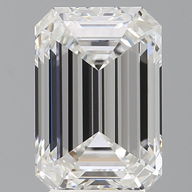 3.59 Carat Emerald Shaped, Ideal Cut, E Color, VVS2 Clarity, IGI Certified Lab Grown Diamond