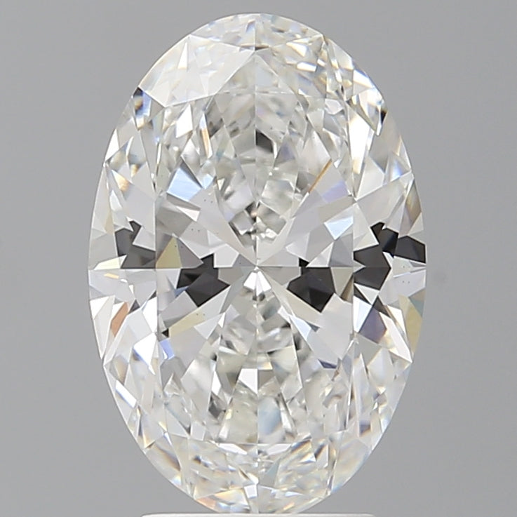 3.60 Carat Oval Shaped, Ideal Cut, F Color, VVS2 Clarity, IGI Certified Lab Grown Diamond