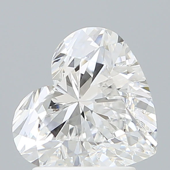 2.11 Carat Heart Shaped, Ideal Cut, D Color, VVS2 Clarity, IGI Certified Lab Grown Diamond