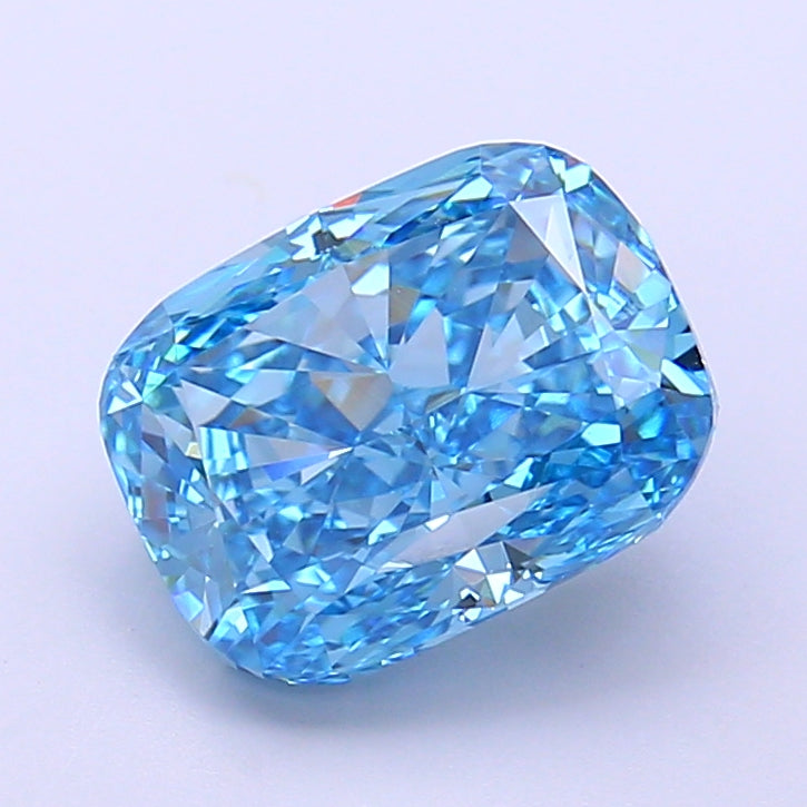 3.04 Carat Cushion Shaped, Very Good Cut, VVS2 Clarity, IGI Certified Lab Grown Diamond