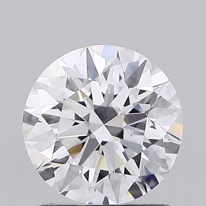 1.08 Carat Round Shaped, Ideal Cut, D Color, VVS2 Clarity, IGI Certified Lab Grown Diamond