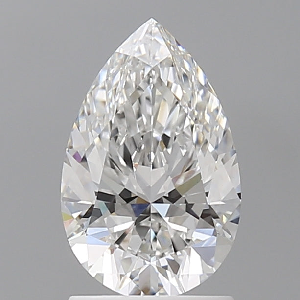 1.58 Carat Pear Shaped, Ideal Cut, E Color, VVS2 Clarity, IGI Certified Lab Grown Diamond