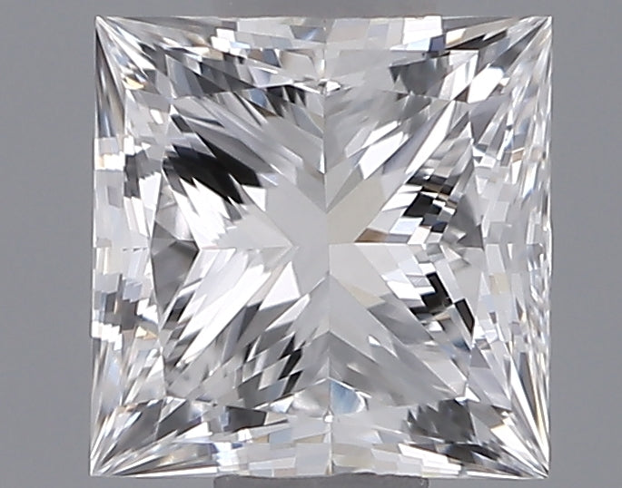 0.70 Carat Princess Shaped, Ideal Cut, D Color, VVS2 Clarity, IGI Certified Lab Grown Diamond