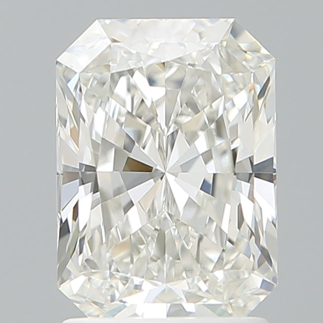 1.83 Carat Radiant Shaped, Ideal Cut, E Color, VVS2 Clarity, IGI Certified Lab Grown Diamond