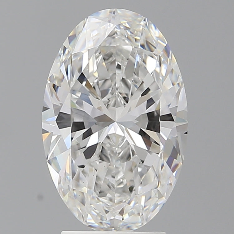 3.50 Carat Oval Shaped, Ideal Cut, E Color, VS1 Clarity, IGI Certified Lab Grown Diamond