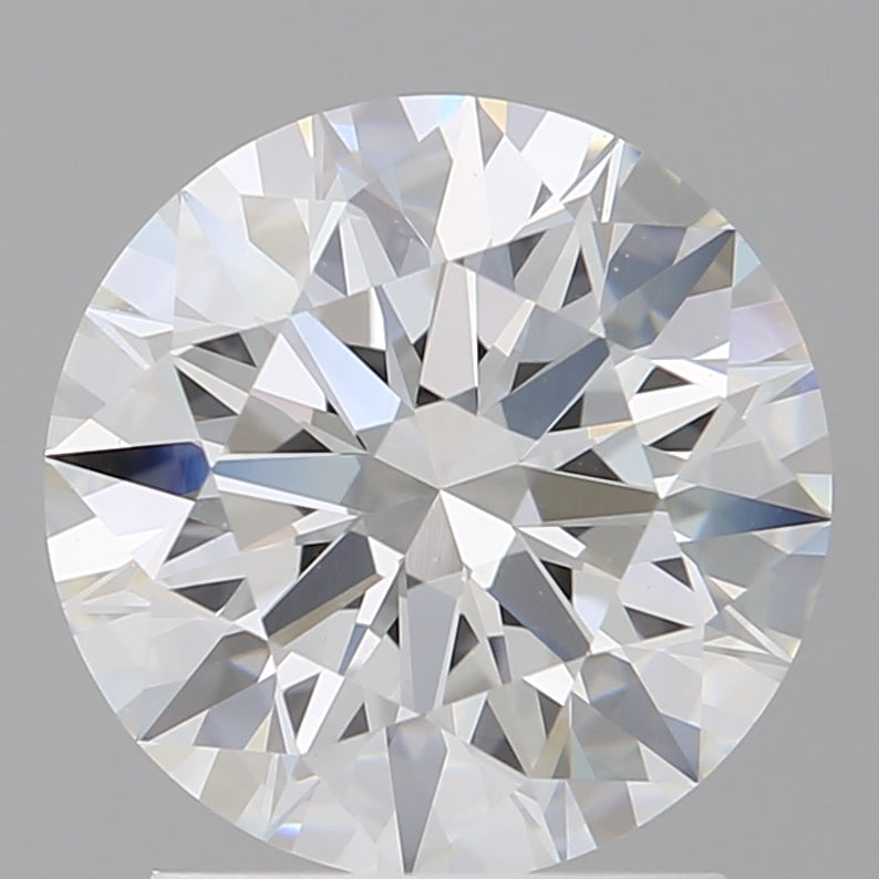 2.08 Carat Round Shaped, Ideal Cut, E Color, VVS2 Clarity, IGI Certified Lab Grown Diamond