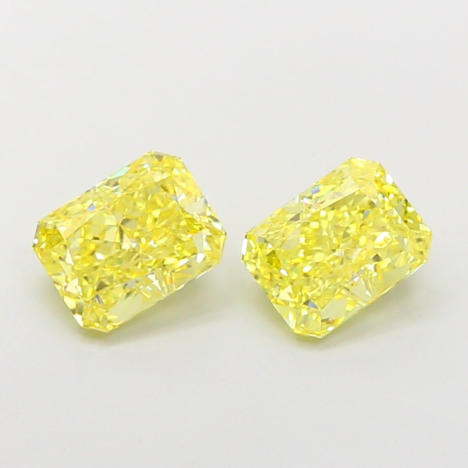 2.45 Carat Radiant Shaped, Excellent Cut, VVS2 Clarity, IGI Certified Lab Grown Diamond