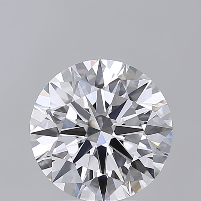 2.02 Carat Round Shaped, Ideal Cut, D Color, VVS2 Clarity, IGI Certified Lab Grown Diamond