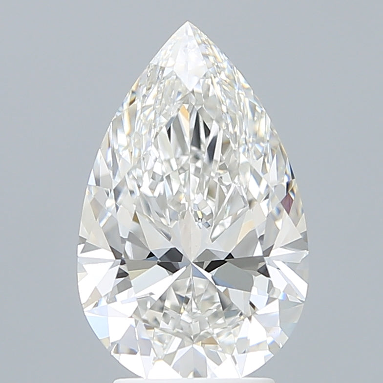 3.57 Carat Pear Shaped, Ideal Cut, E Color, VVS2 Clarity, IGI Certified Lab Grown Diamond