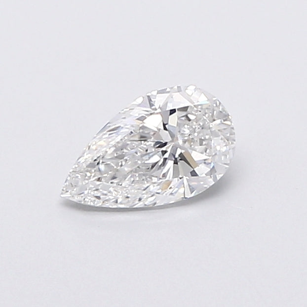 0.81 Carat Pear Shaped, Very Good Cut, D Color, VS1 Clarity, IGI Certified Lab Grown Diamond