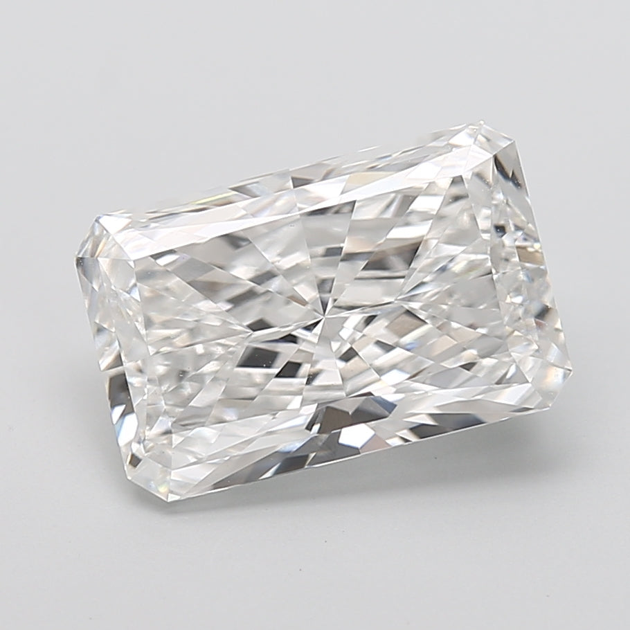 6.51 Carat Radiant Shaped, Very Good Cut, E Color, VVS2 Clarity, IGI Certified Lab Grown Diamond