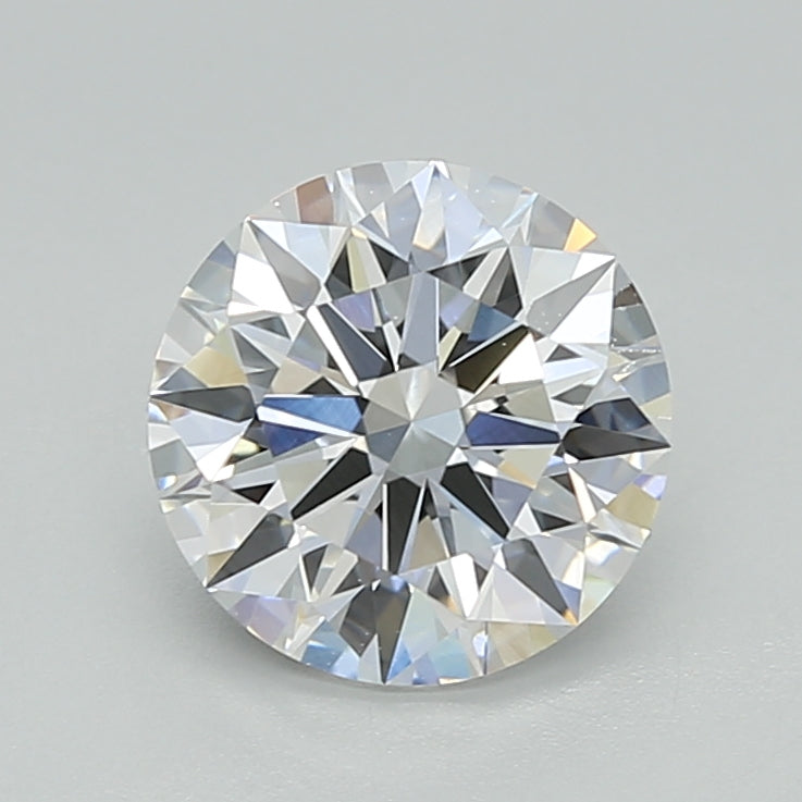 1.55 Carat Round Shaped, Ideal Cut, D Color, VVS1 Clarity, IGI Certified Lab Grown Diamond