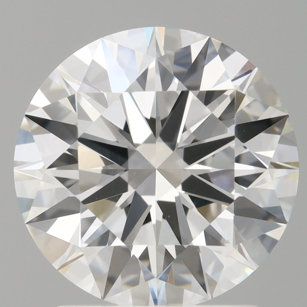 2.10 Carat Round Shaped, Ideal Cut, E Color, VVS2 Clarity, IGI Certified Lab Grown Diamond
