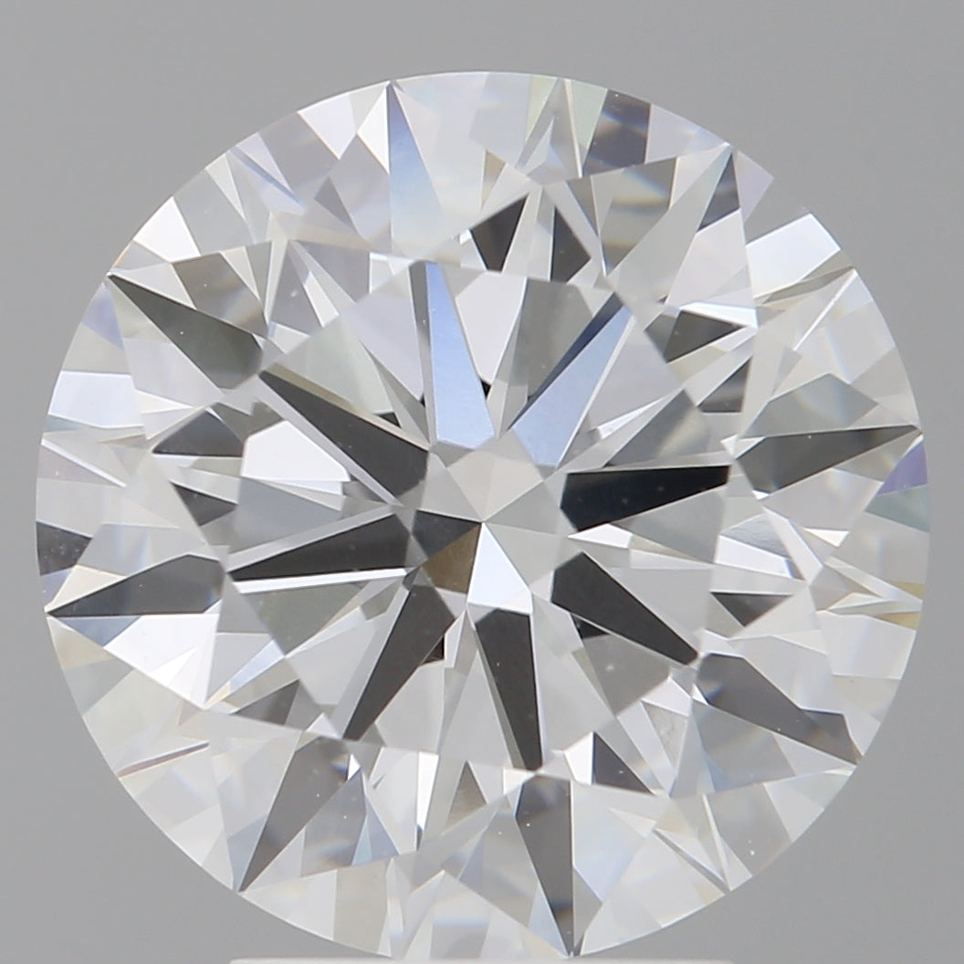 4.54 Carat Round Shaped, Ideal Cut, F Color, VVS2 Clarity, IGI Certified Lab Grown Diamond