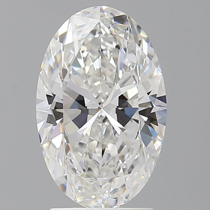 2.58 Carat Oval Shaped, Ideal Cut, E Color, VVS2 Clarity, IGI Certified Lab Grown Diamond