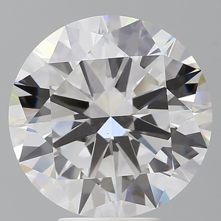6.05 Carat Round Shaped, Excellent Cut, E Color, VS2 Clarity, IGI Certified Lab Grown Diamond
