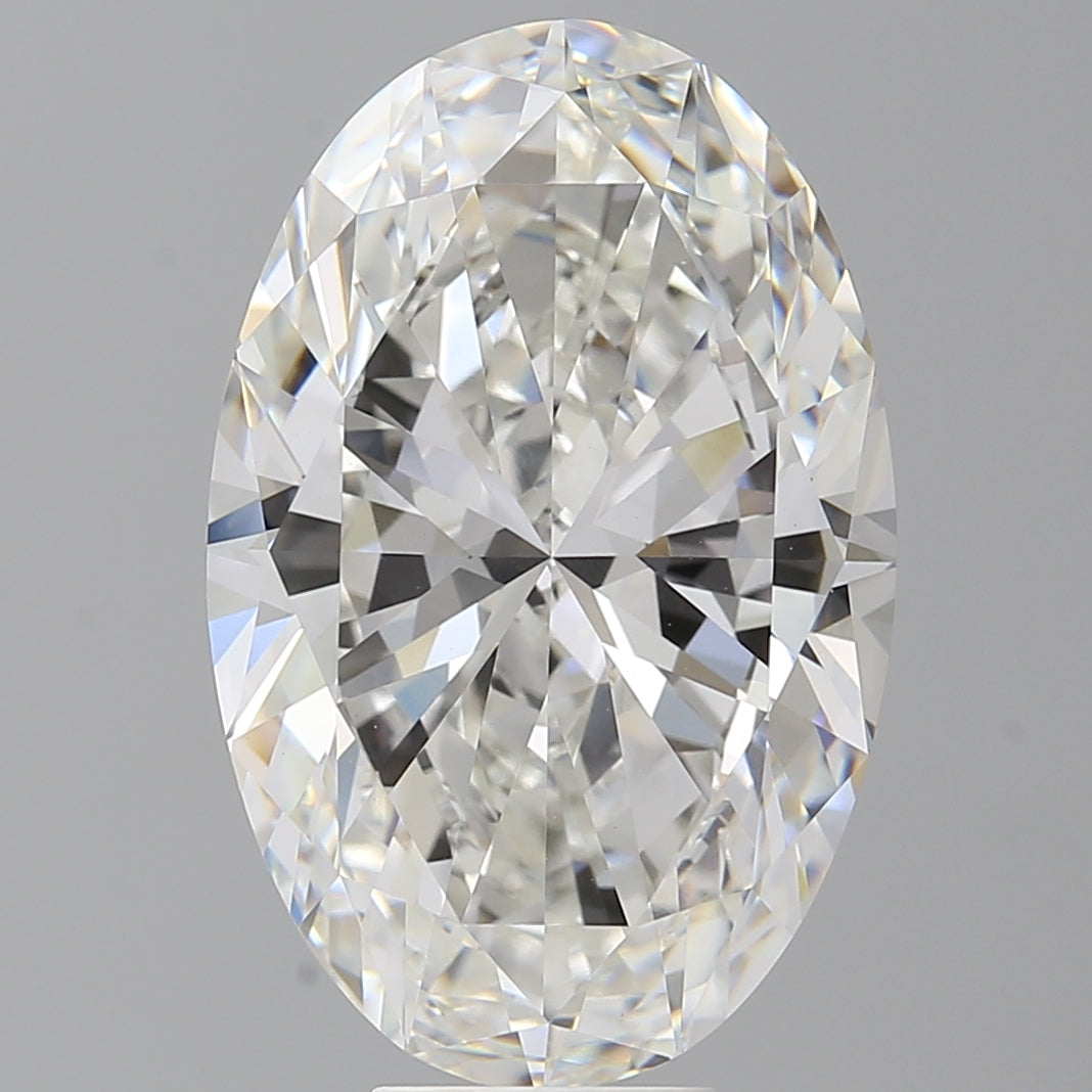 9.81 Carat Oval Shaped, Excellent Cut, F Color, VVS2 Clarity, IGI Certified Lab Grown Diamond