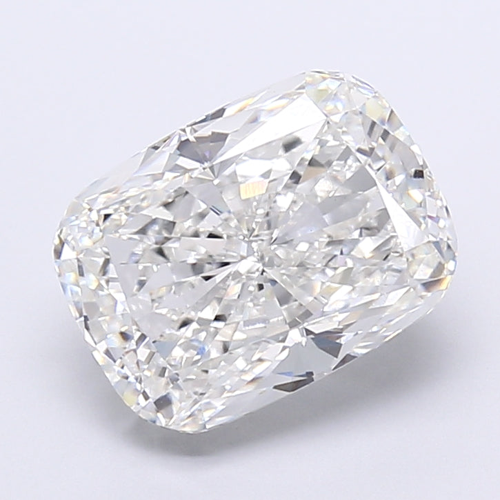 6.10 Carat Cushion Shaped, Very Good Cut, F Color, VVS2 Clarity, IGI Certified Lab Grown Diamond