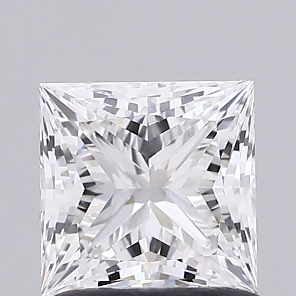 1.06 Carat Princess Shaped, Ideal Cut, E Color, VVS1 Clarity, IGI Certified Lab Grown Diamond