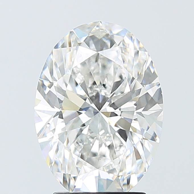 3.02 Carat Oval Shaped, Excellent Cut, E Color, VS2 Clarity, IGI Certified Lab Grown Diamond