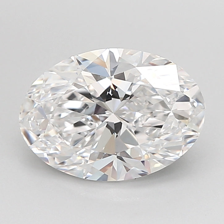 2.07 Carat Oval Shaped, Ideal Cut, D Color, VS1 Clarity, IGI Certified Lab Grown Diamond