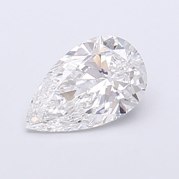 0.75 Carat Pear Shaped, Very Good Cut, D Color, VVS2 Clarity, IGI Certified Lab Grown Diamond