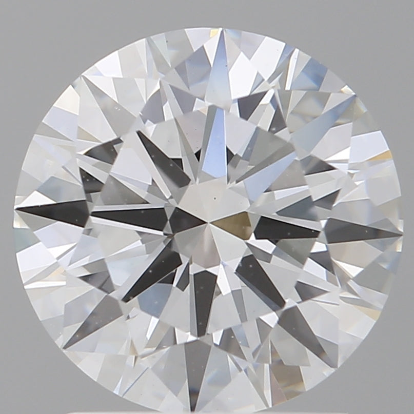 2.03 Carat Round Shaped, Ideal Cut, E Color, VVS2 Clarity, IGI Certified Lab Grown Diamond