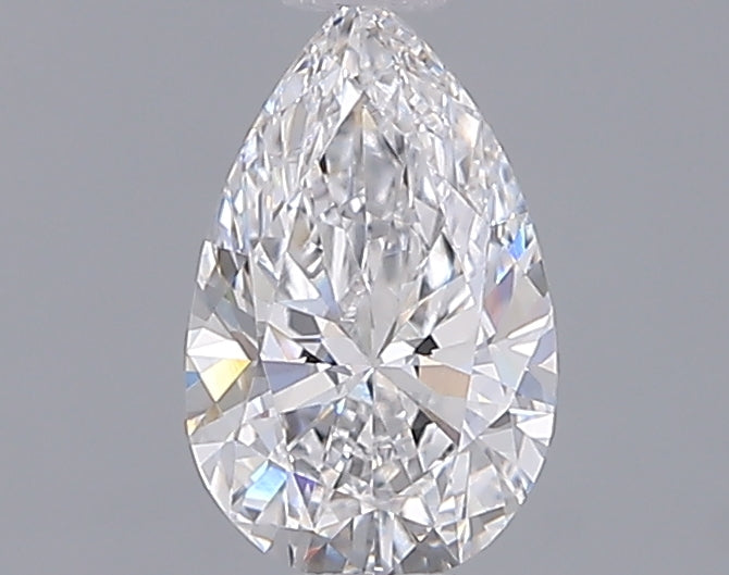 0.73 Carat Pear Shaped, Ideal Cut, D Color, VVS2 Clarity, IGI Certified Lab Grown Diamond