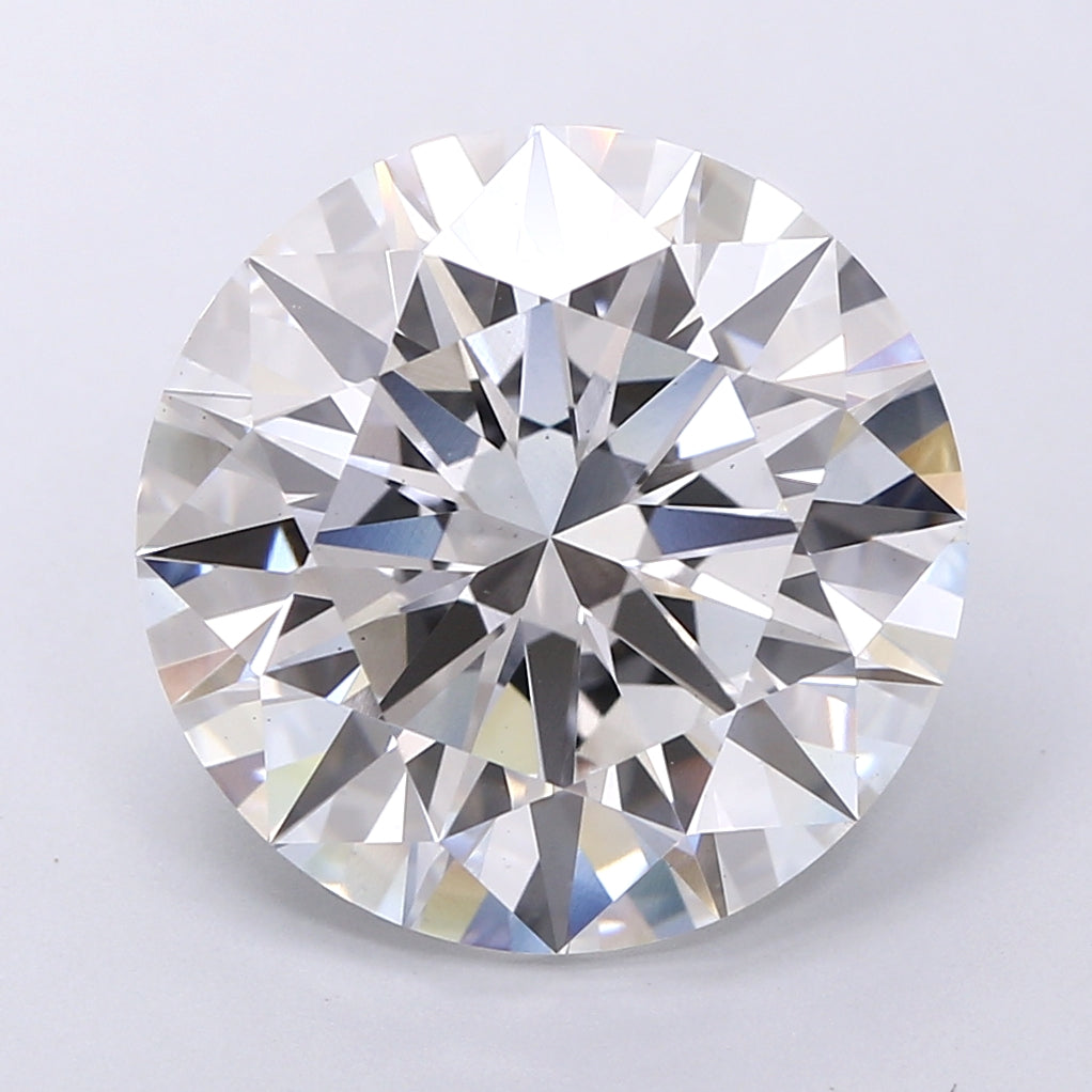 7.57 Carat Round Shaped, Ideal Cut, E Color, VS1 Clarity, IGI Certified Lab Grown Diamond