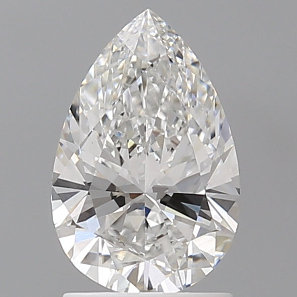 1.59 Carat Pear Shaped, Ideal Cut, E Color, VVS2 Clarity, IGI Certified Lab Grown Diamond