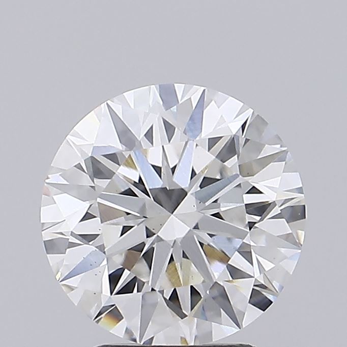 2.01 Carat Round Shaped, Excellent Cut, F Color, VS1 Clarity, IGI Certified Lab Grown Diamond