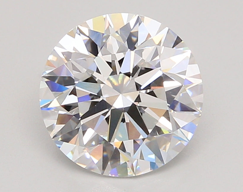 3.04 Carat Round Shaped, Ideal Cut, D Color, VVS2 Clarity, IGI Certified Lab Grown Diamond