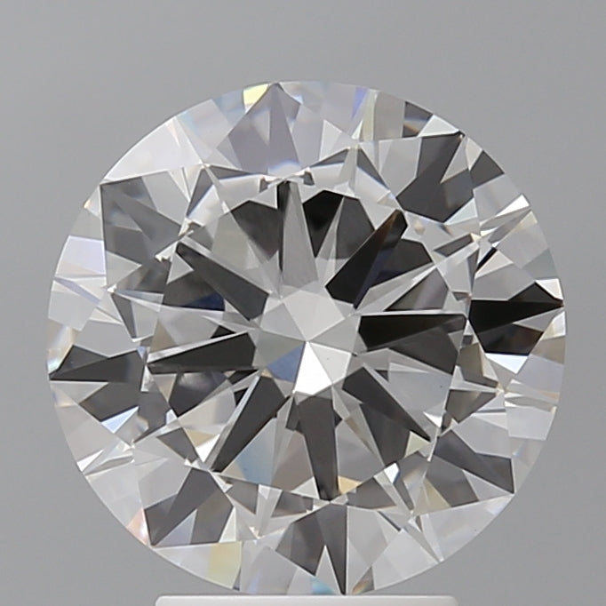 4.01 Carat Round Shaped, Excellent Cut, F Color, VVS2 Clarity, IGI Certified Lab Grown Diamond